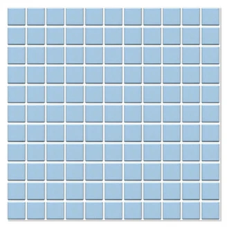 Mosaik Klinker Mosaicos Blå Blank 32x32 (3x3) cm